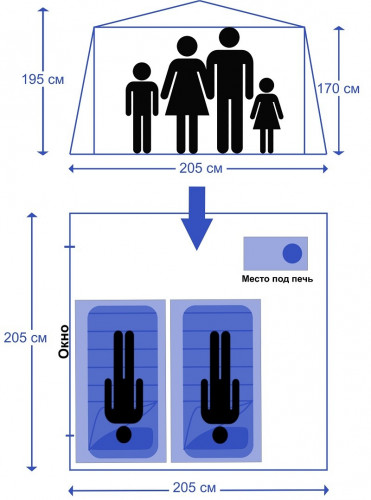 Мобильная баня-палатка МОРЖ в Тольятти