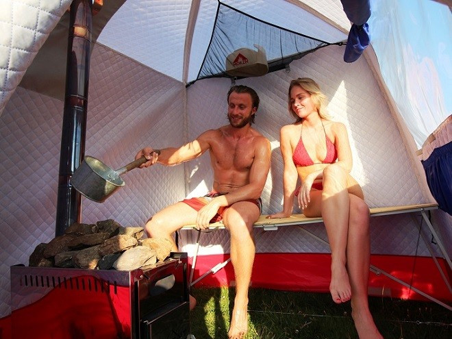 Мобильная баня-палатка МОРЖ в Тольятти