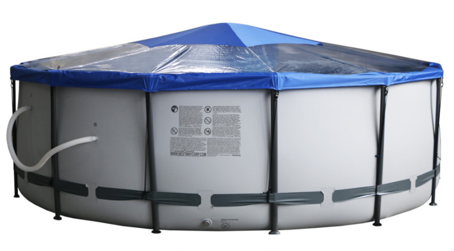 Тент для бассейна Intex/Bestway с надувной подушкой "Фиеста" в Тольятти