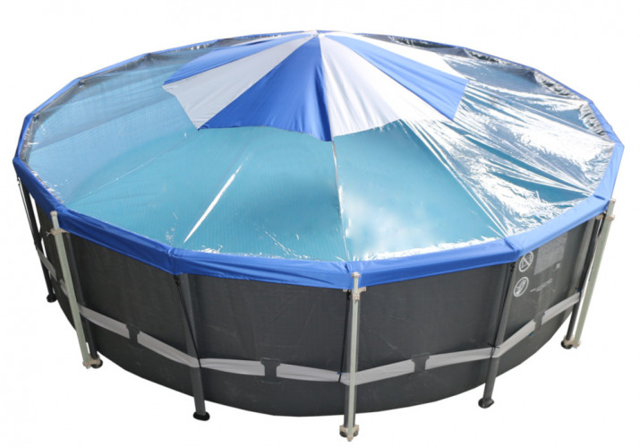 Тент для бассейна Intex/Bestway с надувной подушкой "Фиеста" в Тольятти