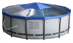 Тент для бассейна Intex/Bestway с надувной подушкой "Фиеста" Тент для бассейна Intex/Bestway с надувной подушкой "Фиеста"