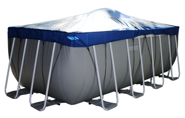 Тент для прямоугольного бассейна Intex/Bestway с надувной подушкой "Фиеста" в Тольятти