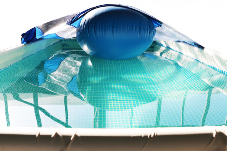 Тент для прямоугольного бассейна Intex/Bestway с надувной подушкой "Фиеста" в Тольятти