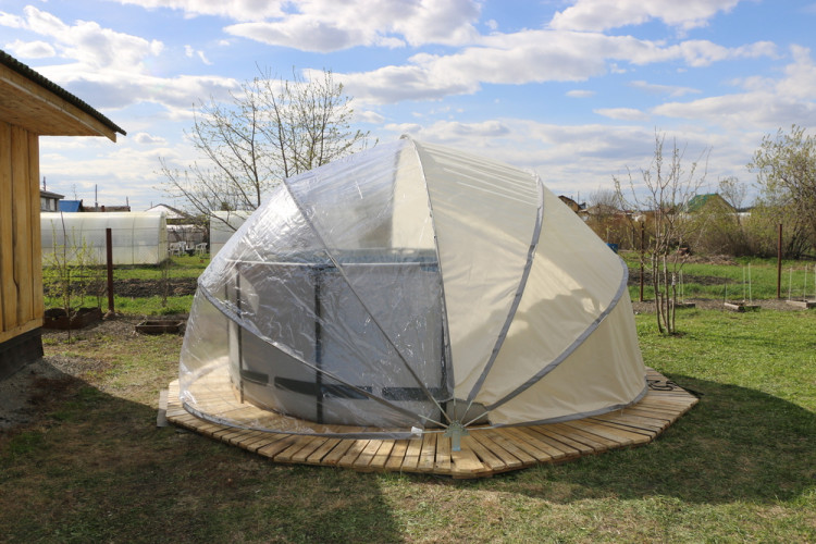 Купол-тент для бассейнов "Фиеста" КОМБИ в Тольятти