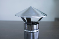 Зонт-дымник на трубу d-80 мм.(нерж)