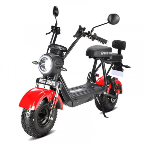 Электроскутер WHITE SIBERIA MINI R 2.0 1200W в Тольятти