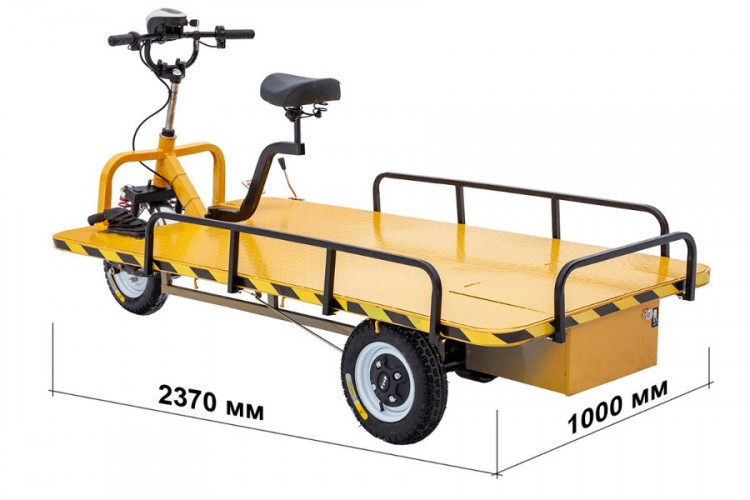 Грузовая электрическая тележка RuTrike ТАКСА ВАЙД в Тольятти