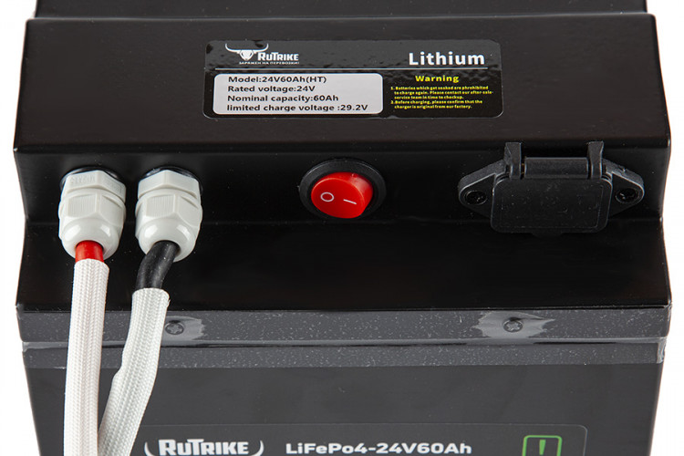 Тяговый железо-фосфатный аккумулятор RuTrike LiFePO4 24V60Ah (80А) в Тольятти
