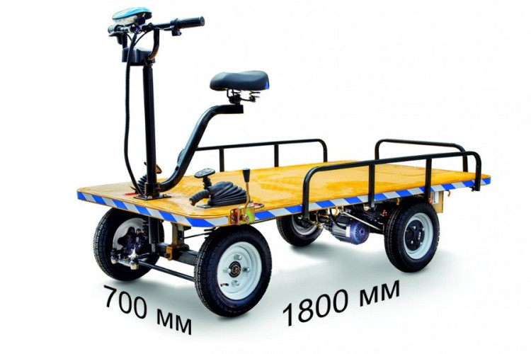 Грузовая электрическая тележка RuTrike СКЛАД 1800 в Тольятти