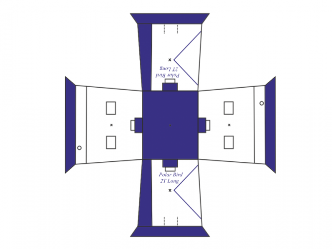 Зимняя палатка Polar Bird 2T Long компакт в Тольятти