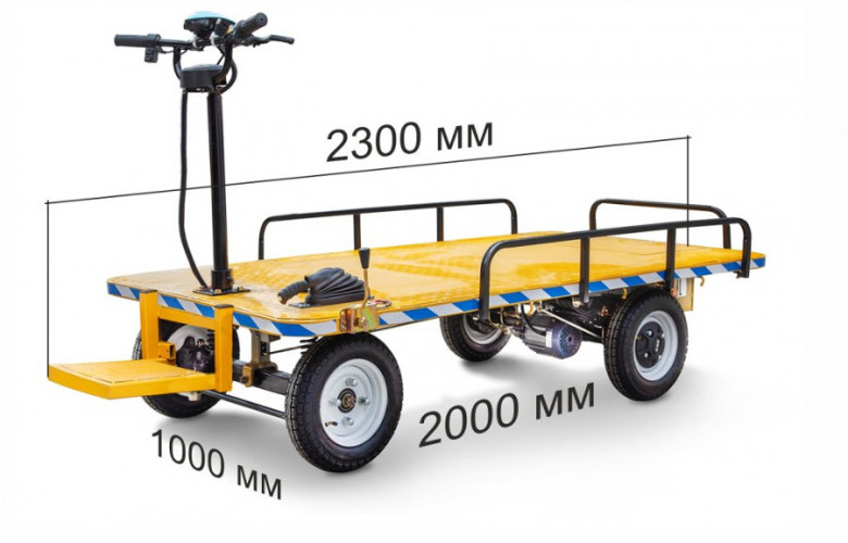 Грузовая электрическая тележка RuTrike СКЛАД 2000 П в Тольятти