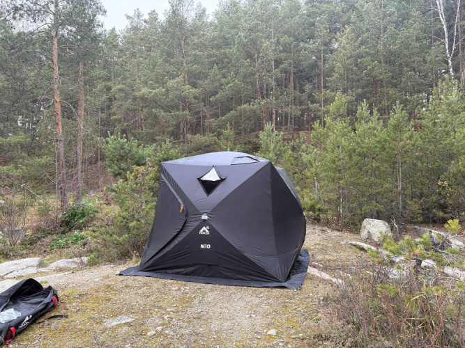 Мобильная баня-палатка МОРЖ КУБ XL NEO в Тольятти