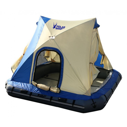 Надувной плот-палатка Polar bird Raft 260+слани стеклокомпозит в Тольятти