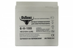 Тяговый гелевый аккумулятор RuTrike 3-EVF-180A (6V180A/H C3)