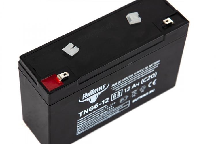 Тяговый гелевый аккумулятор RuTrike TNG 6-12 (6V12A/H C20) в Тольятти