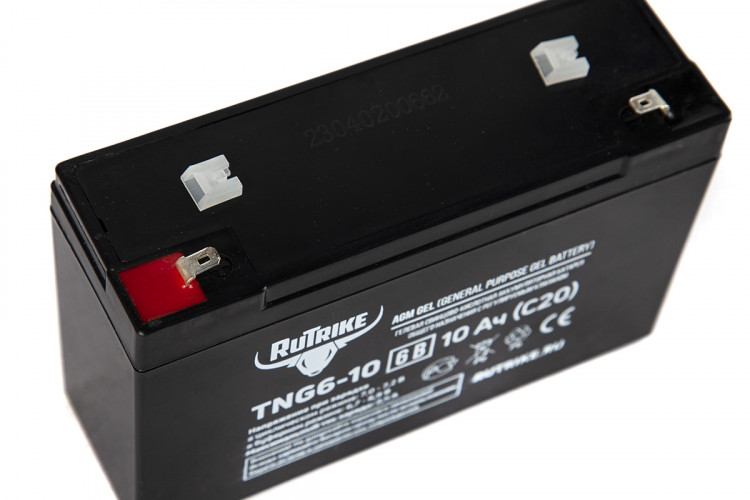 Тяговый гелевый аккумулятор RuTrike TNG 6-10 (6V10A/H C20) в Тольятти