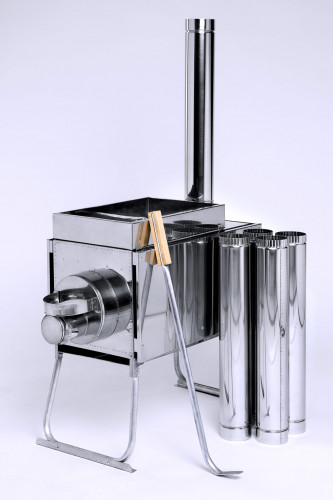 Печь Инвент Экономка средняя со стац. экранами в сумке в Тольятти