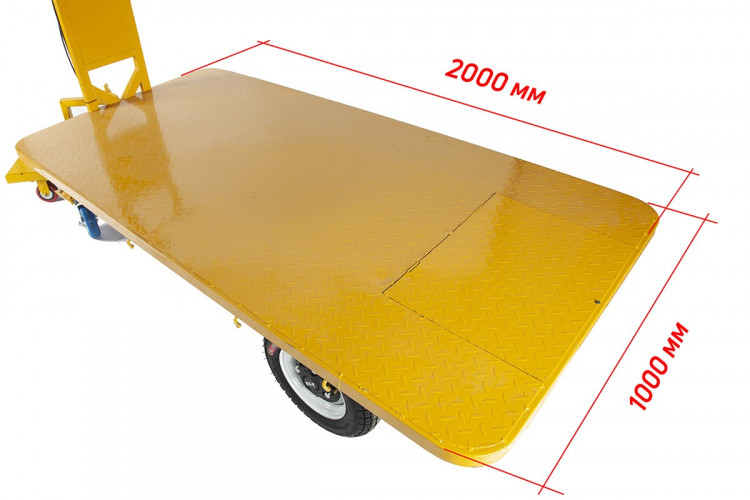 Грузовая электрическая тележка RuTrike Плита 2000 в Тольятти