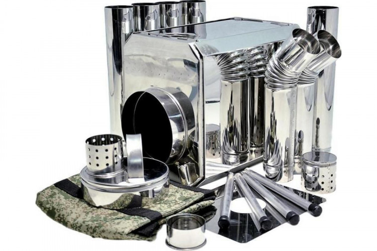 Печь пошехонка Турист 25 л с 3D экранами сталь 0,6мм в Тольятти