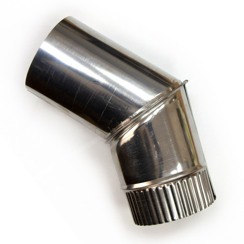 Колено дымохода d90, угол 45° в Тольятти