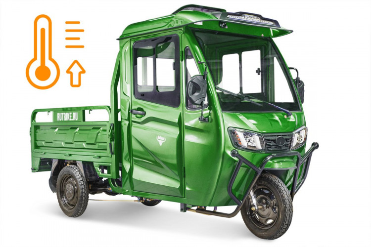 Электротрицикл Rutrike КАРГО Кабина обогрев 1500 грузовой в Тольятти