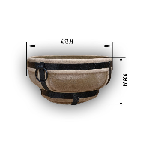 Очаг для костра большой Подсолнух в Тольятти