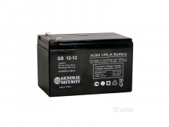 Аккумулятор General Security GS 12-12 L (12 В, 12 Ач) Аккумулятор General Security GS 12-12 L (12 В, 12 Ач)