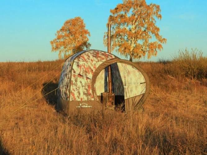 Мобильная баня ТЕРМА-10 с 1 окном (походная) в Тольятти