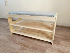 Полка для обуви деревянная Полка для обуви деревянная