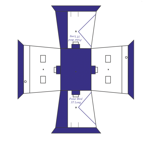 Зимняя палатка Polar Bird 3T Long компакт в Тольятти