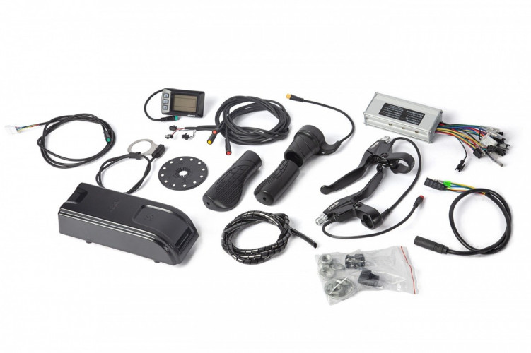 Мотор-колесо Eltreco 48V 350W LCD 26" передний АКБ HL 48V 10А/ч в Тольятти