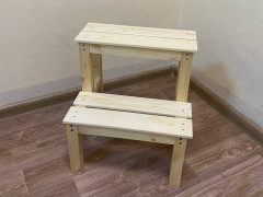 Табурет-стремянка деревянный Табурет-стремянка деревянный