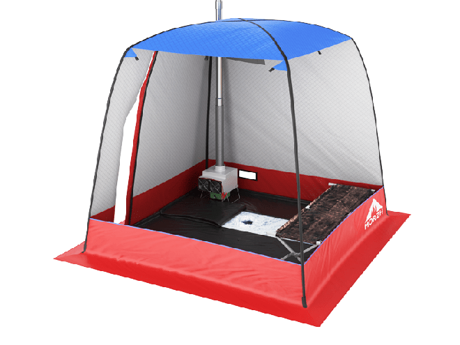 Мобильная баня-палатка МОРЖ (Черный) в Тольятти